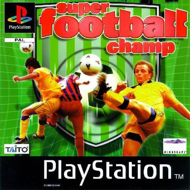 Front boxart of the game Super Football Champ (Europe) on Sony Playstation