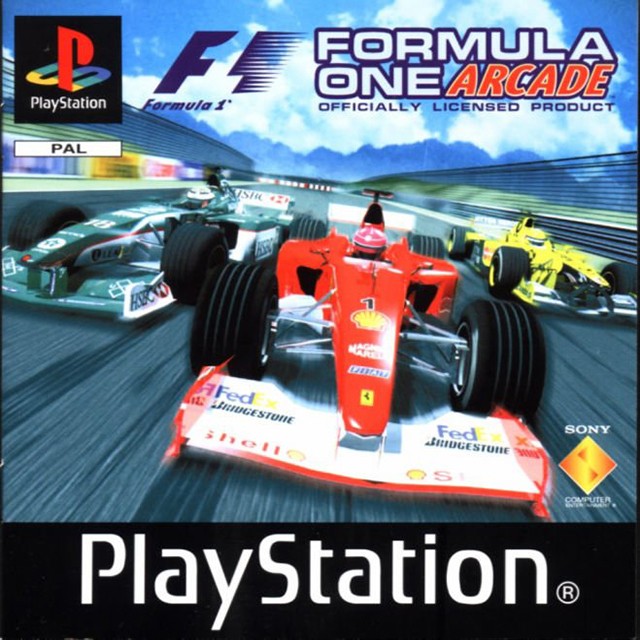 Front boxart of the game Formula One Arcade (Europe) on Sony Playstation