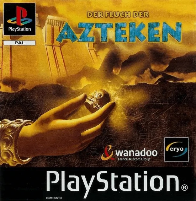 Front boxart of the game Fluch der Azteken, Der (Germany) on Sony Playstation