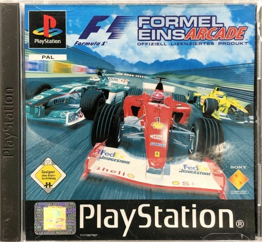 Front boxart of the game Formel Eins Arcade (Germany) on Sony Playstation