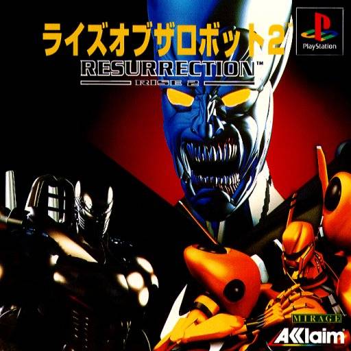 Front boxart of the game Rise of the Robots 2 - Resurrection (Japan) on Sony Playstation