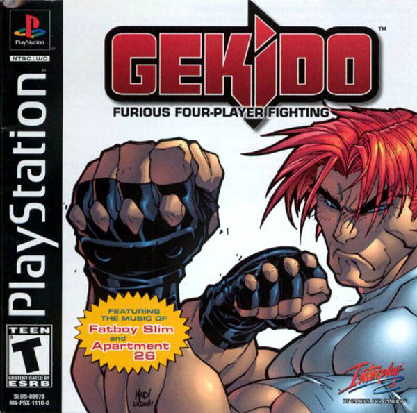 Front boxart of the game Gekido (United States) on Sony Playstation