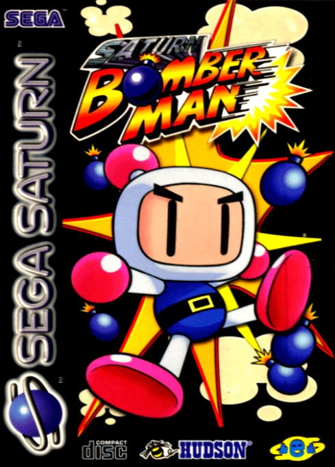 Front boxart of the game Saturn Bomberman (Europe) on Sega Saturn