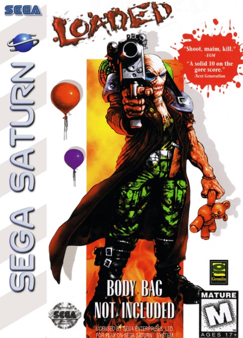Front boxart of the game Blood Factory (United States) on Sega Saturn