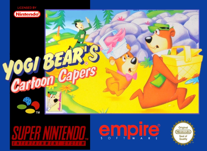 Front boxart of the game Adventures of Yogi Bear (Europe) on Nintendo Super NES