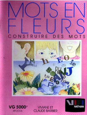 Front boxart of the game Mots en Fleurs on Philips VG5000