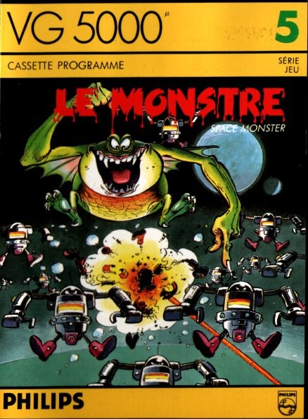 Front boxart of the game Monstre, Le on Philips VG5000