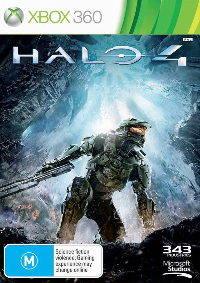 Front boxart of the game Halo 4 (Australia) on Microsoft Xbox 360