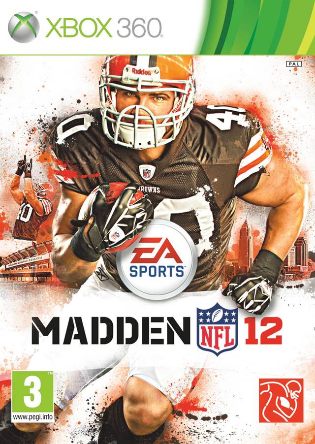 Front boxart of the game Madden NFL 12 (Europe) on Microsoft Xbox 360