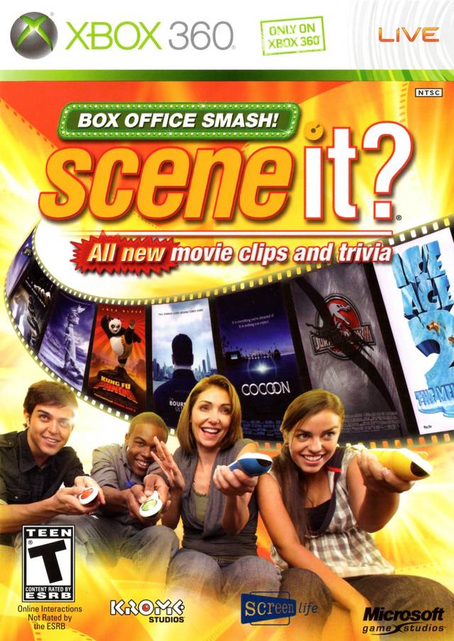Front boxart of the game Scene It? Box Office Smash (United States) on Microsoft Xbox 360