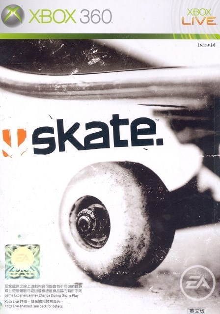 Front boxart of the game Skate (Asia) on Microsoft Xbox 360