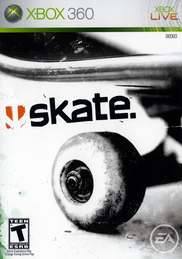 Front boxart of the game Skate (United States) on Microsoft Xbox 360