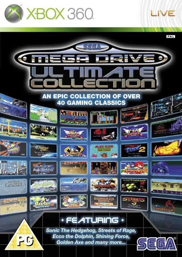 Front boxart of the game Sega Mega Drive Ultimate Collection (Europe) on Microsoft Xbox 360