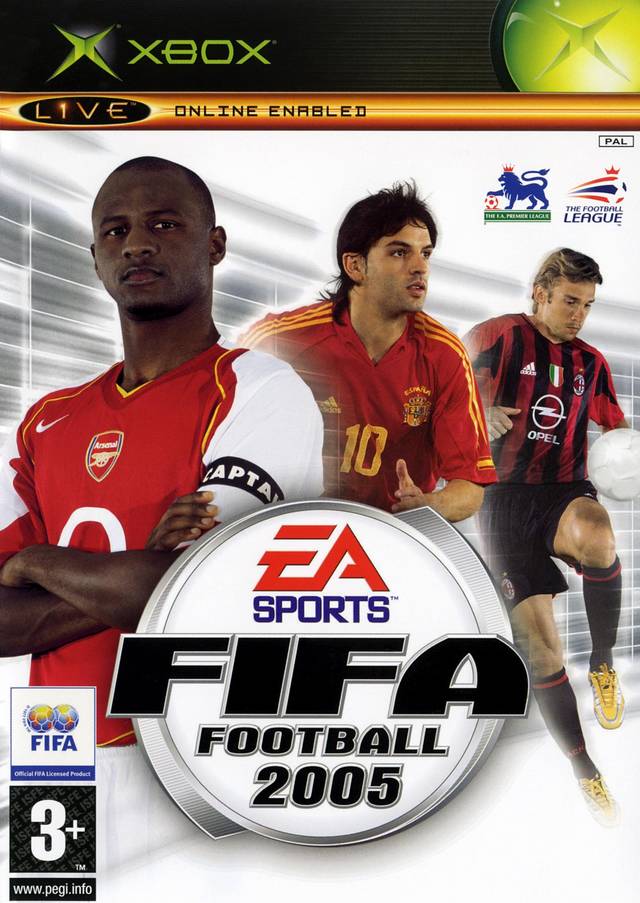 Front boxart of the game FIFA Football 2005 (Europe) on Microsoft Xbox