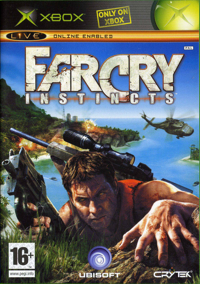 Front boxart of the game Far Cry Instincts (Europe) on Microsoft Xbox
