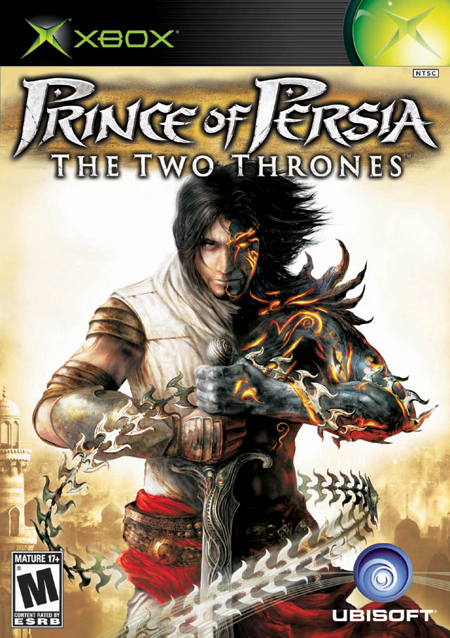 Front boxart of the game Prince of Persia - The Two Thrones (United States) on Microsoft Xbox