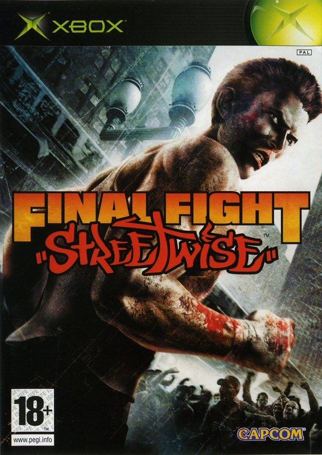Front boxart of the game Final Fight - Streetwise (Europe) on Microsoft Xbox