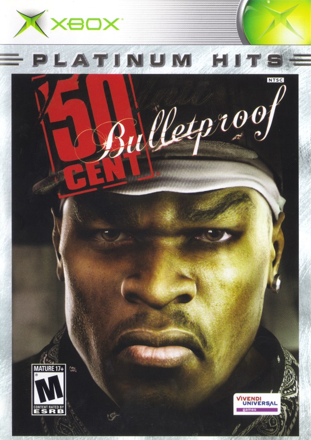 Front boxart of the game 50 Cent - Bulletproof (United States) on Microsoft Xbox