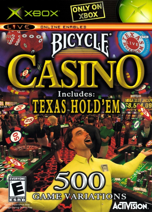 Front boxart of the game Bicycle Casino (United States) on Microsoft Xbox