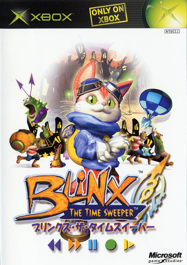 Front boxart of the game Blinx - The Time Sweeper (Japan) on Microsoft Xbox