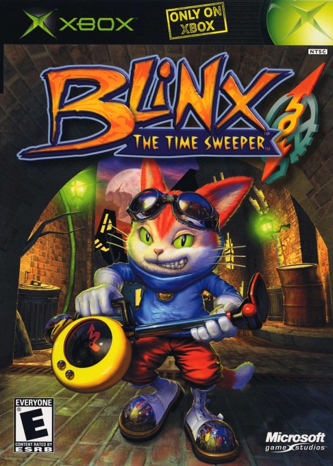 Front boxart of the game Blinx - The Time Sweeper (United States) on Microsoft Xbox