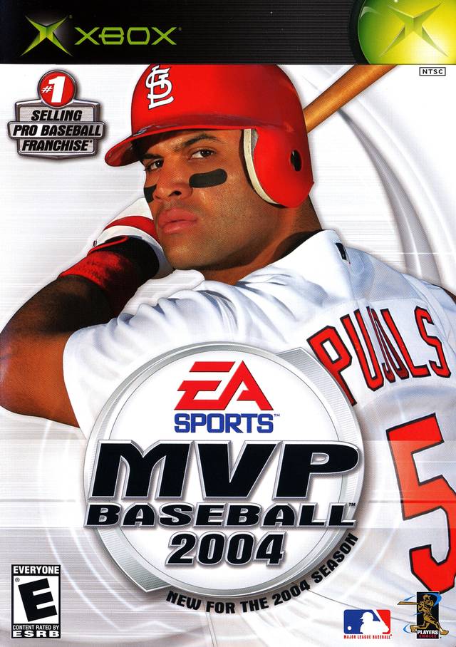 Front boxart of the game MVP Baseball 2004 (United States) on Microsoft Xbox
