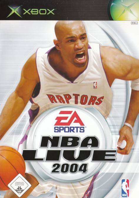 Front boxart of the game NBA Live 2004 (Europe) on Microsoft Xbox