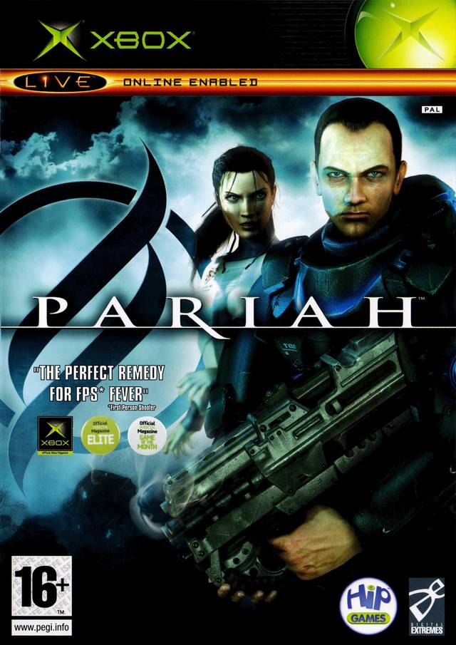 Front boxart of the game Pariah (Europe) on Microsoft Xbox