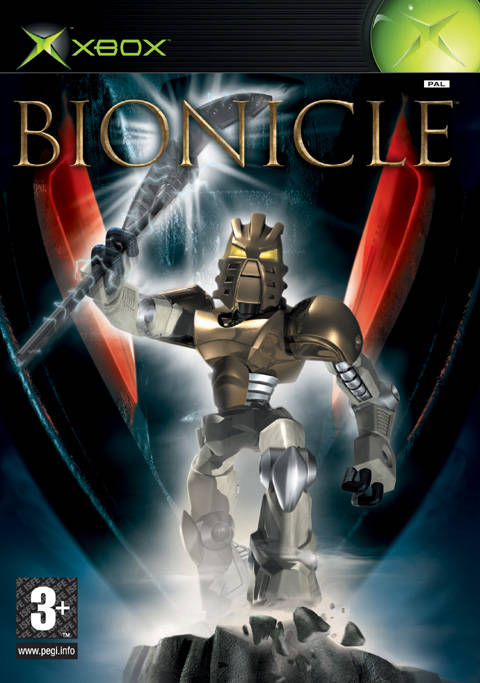 Front boxart of the game Bionicle (Europe) on Microsoft Xbox