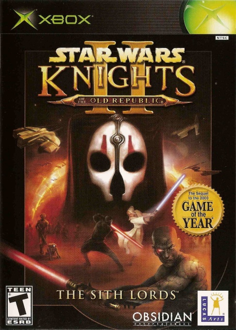 Front boxart of the game Star Wars - Knights of the Old Republic II - The Sith Lords (United States) on Microsoft Xbox