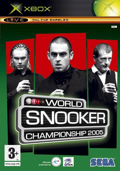 Front boxart of the game World Snooker Championship 2005 (Europe) on Microsoft Xbox