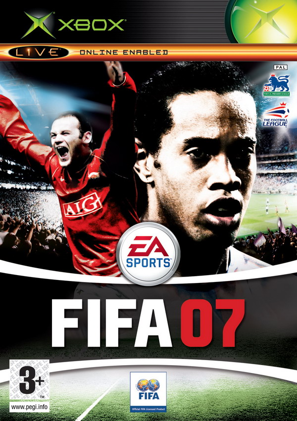 Front boxart of the game FIFA 07 (Europe) on Microsoft Xbox