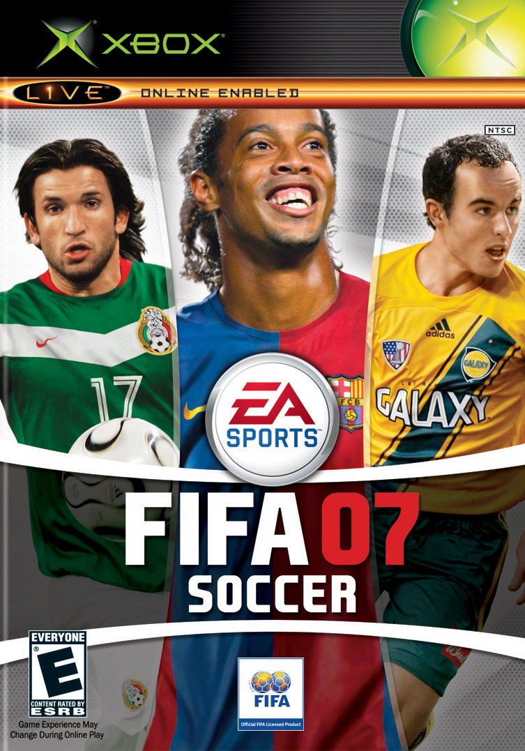Front boxart of the game FIFA Soccer 07 (United States) on Microsoft Xbox