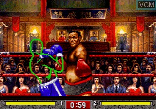In-game screen of the game Toughman Contest on Sega 32X