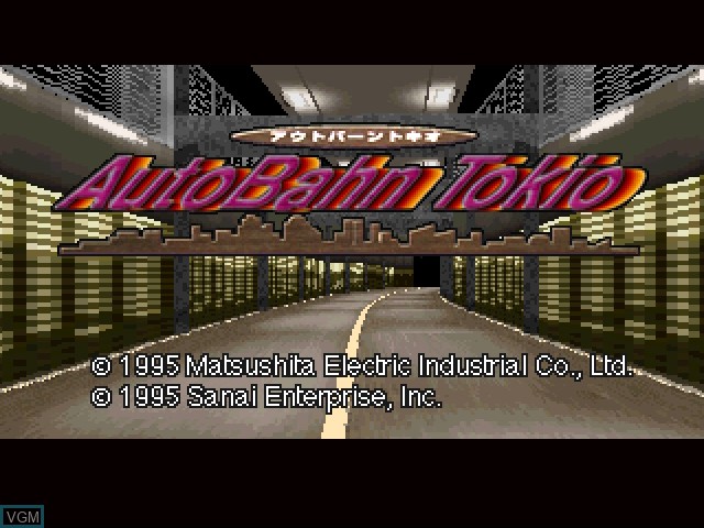 Title screen of the game AutoBahn Tokio on 3DO