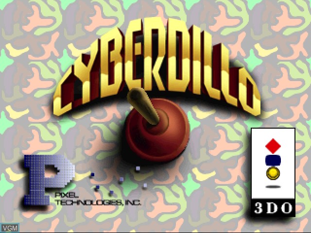 Title screen of the game Cyberdillo on 3DO