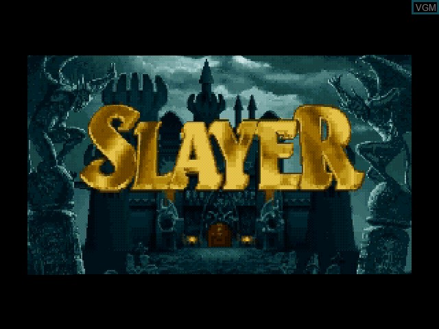 Title screen of the game Advanced Dungeons & Dragons - Slayer on 3DO