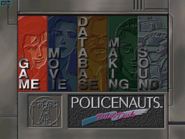 Title screen of the game Policenauts Pilot Disk on 3DO