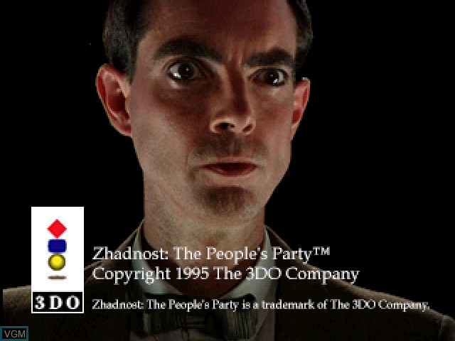 Title screen of the game Zhadnost - The People's Party on 3DO