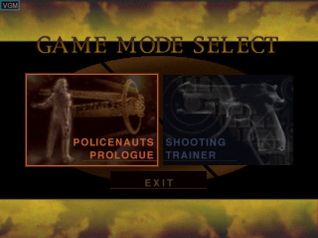 Menu screen of the game Policenauts Pilot Disk on 3DO