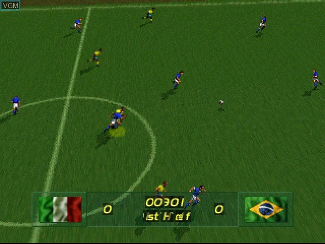 In-game screen of the game FIFA International Soccer on 3DO