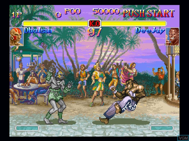 In-game screen of the game Super Street Fighter II Turbo on 3DO