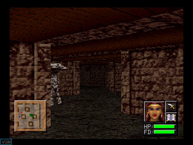 In-game screen of the game Advanced Dungeons & Dragons - Slayer on 3DO