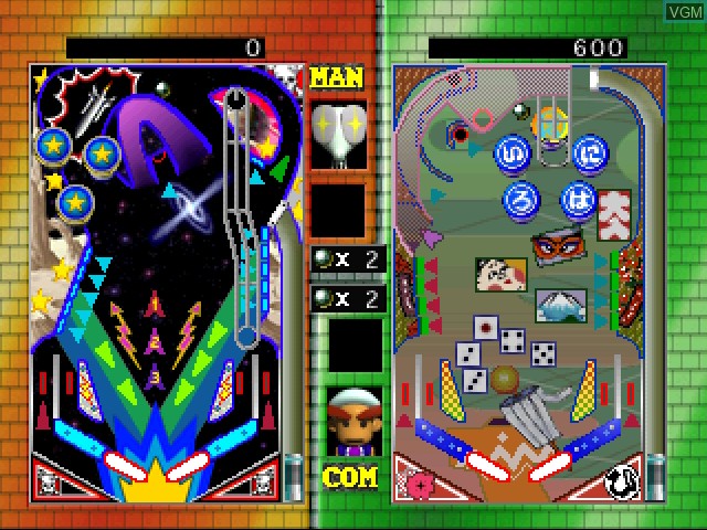 In-game screen of the game Battle Pinball on 3DO