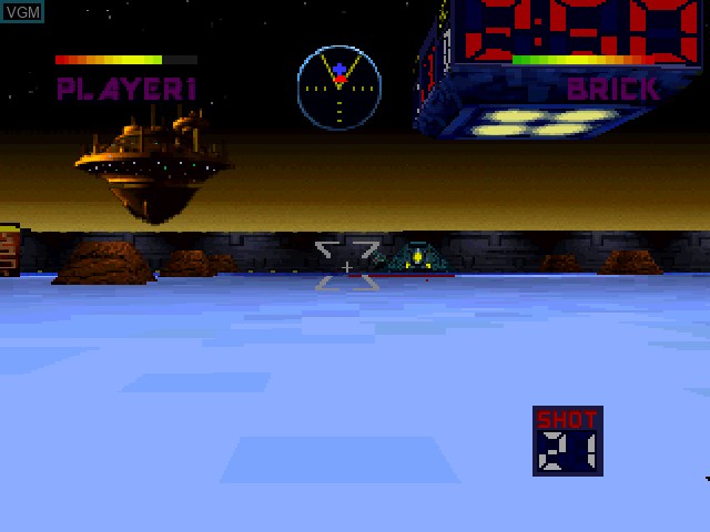 In-game screen of the game BattleSport on 3DO