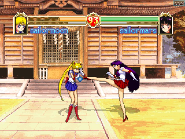 In-game screen of the game Bishoujo Senshi Sailor Moon S on 3DO