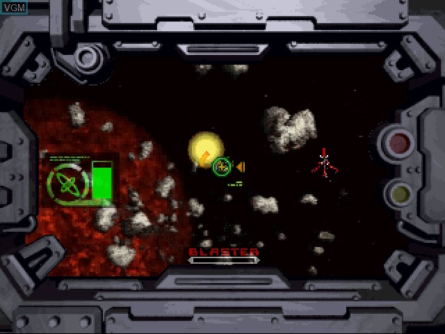 In-game screen of the game Burning Soldier on 3DO