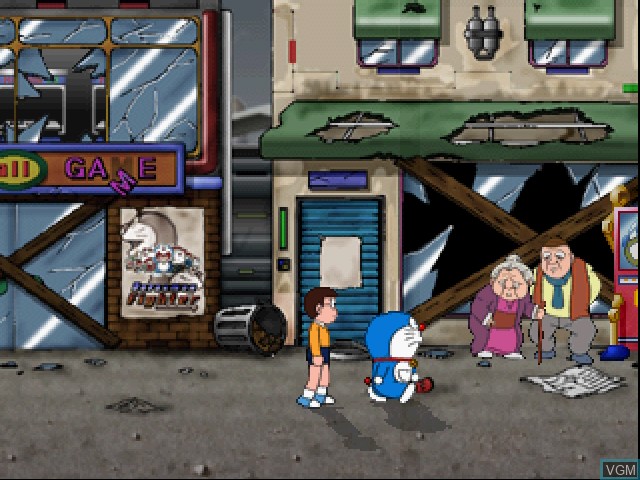 In-game screen of the game Doraemon Yuujou Densetsu on 3DO