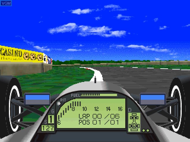 In-game screen of the game F1 GP on 3DO