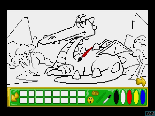 In-game screen of the game Fatty Bear's Fun Pack on 3DO